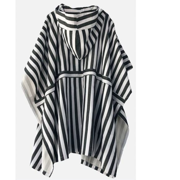 New FRIED RICE Summer Poncho Striped - Picture 11 of 16